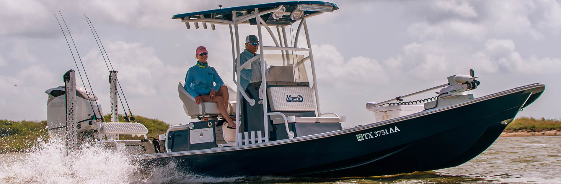 Mowdy Shallow water Texas Fishing Boats